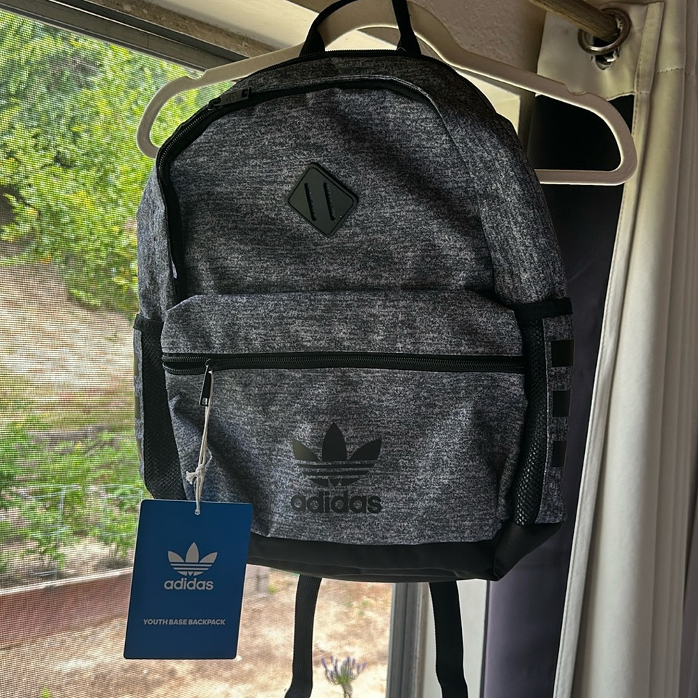 Dark gray Adidas backpack
